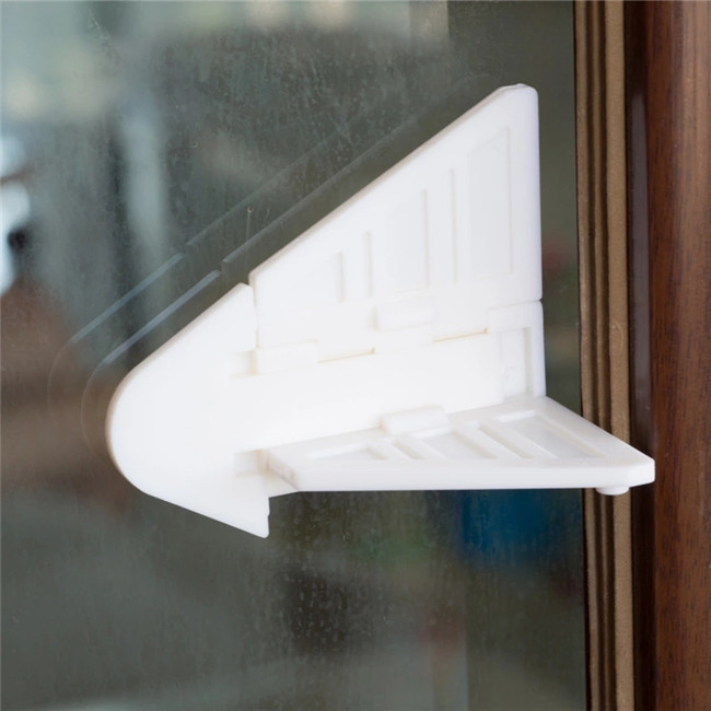 Folding Aireplane Shape Child Safety Window Locks Prevent Baby Sliding Plastic Material