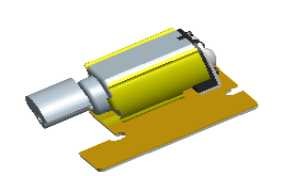 Reflow Solderable Dc Mini SMD Vibration Motor For For Security Products