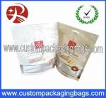 120 Microns Stand Up Pouches Plastic Storage Bags With Zippers For Dried Food