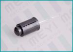 18/410 Glass Oil Dropper With ABS Material UV Shiny Silver Press Button