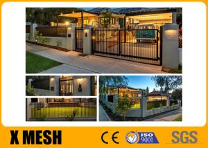 Wholesale Commercial Rail 140mm Security Metal Fencing Pre Galvanised from china suppliers
