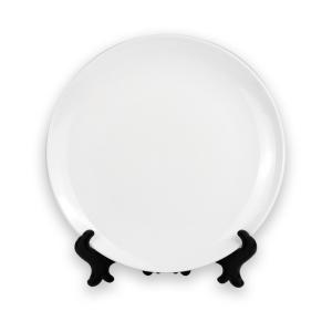 Wholesale 6'' 8'' 10'' Sublimation Ceramic Plates Blanks Custom Round Ceramic Sublimation Ornament from china suppliers