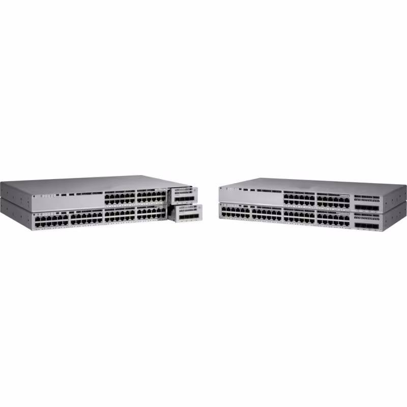 High Capacity Customized C9200L-24P-4X-E 9200L Switches Gigabit Ethernet 24 Port PoE Modular Uplink Network Advantage Switch