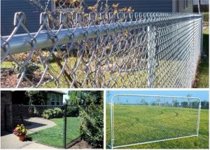 Wholesale Grassland Use Wire Mesh Fence / Chain Link Fence Green Pvc Coated 1.2m Height from china suppliers