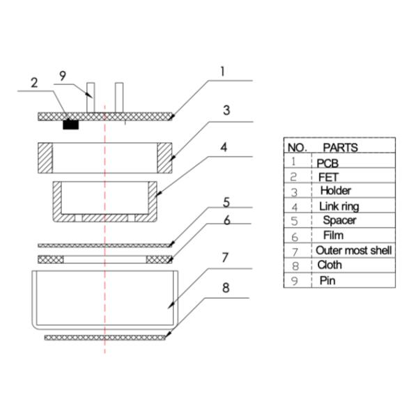 Omni Directional Passive Electronic Components 6027 Electret Condenser Microphone 6*2.7mm