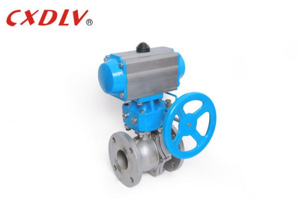 Quality Actuator Floating Ball Valve Handwheel Manual Override Customized Color for sale