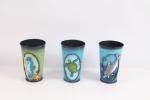 Indoor Vintage Iron Metal Handmade Vase Customizable Marine Animal Series
