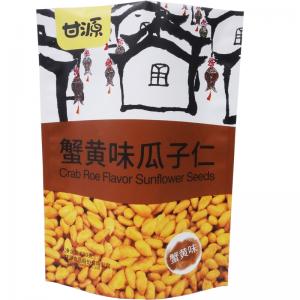 China Security Food Packaging Stand Pouch Packing Peanuts And Sunflows Seeds Packaging Bag on sale