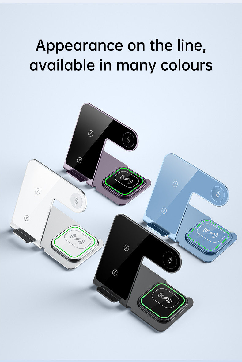 Multi Color Aluminum Alloy Wireless Charger for Charging Stylish Metal Design