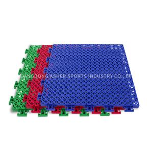 Wholesale Non Toxic Sport Court Interlocking Tiles , Outdoor PP Interlocking Flooring from china suppliers
