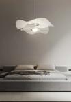 Nordic Cream Style Fabric Led Pendant Lights For Living Room Bedroom Bar Flower