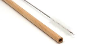 Wholesale Compostable Organic Bamboo Straws Customized Logo Travel Juice Cocktail Use from china suppliers
