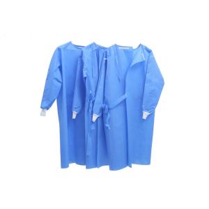 Wholesale Full Length Disposable Surgical Gown Unisex Type Eco Friendly Size Customized from china suppliers
