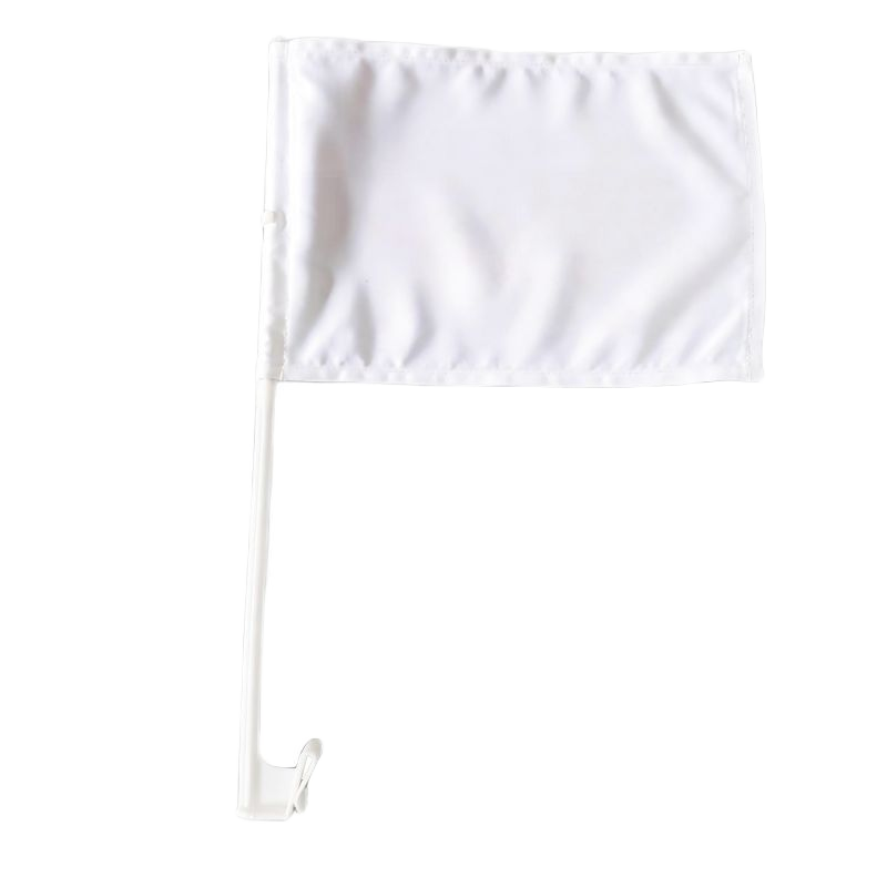Customized Double Sided Printing Polyester Sublimation Car Flags Blanks