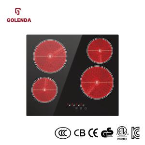 Wholesale Touch Screen Electric Built In Ceramic Hob Cooker Four ring Kitchen Appliances from china suppliers