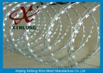 Security Fencing Cross Razor Barbed Wire / Stainless Steel Razor Combat Wire