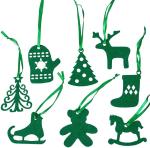 Customized 3D Christmas Party Crafts Hanging Christmas Decorations Felt Material