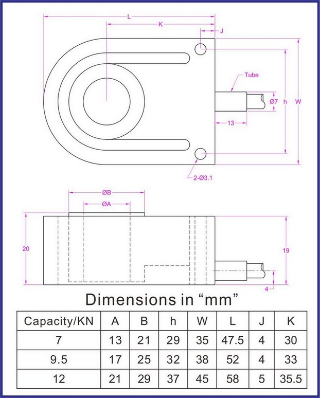 elevator load cell XCS-131