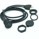 Male To Female USB3.0 HDMI HD Cable Ship Dashboard 2m
