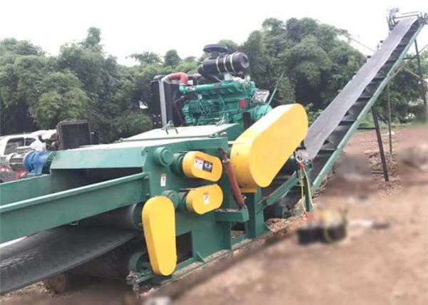 110 Kw Wood Drum Chipper Making Machine 30 * 30 * 5mm