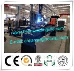 Laser Tracking Corrugated Web H Beam Welding Line , Corrugated Web Beam Welding