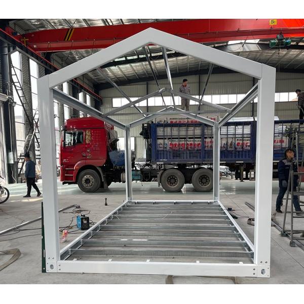 Industrial Design Style Steel Frame for 6 x 3 x 2.8m Flat Pack Galvanized Light Steel Prefab Shipping Container Module