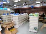 Steel Medical Shop Display Racks 100-150kg Per Layer Capacity 450mm Width