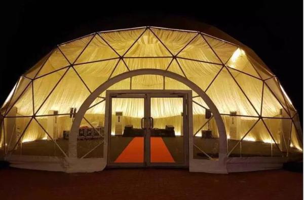 Large Metal Frame 10m 15m 20m 25m Party Wedding Event Big Dome Tent Dome Party