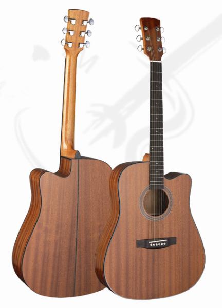 41inch Good quality Whole Sapele wood acoustic guitar matt color wholesale AG52