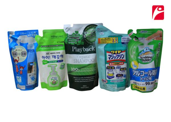 Liquid Plastic Zipper Bags With Zipper Ny / Pe laminated Packaging Anti -