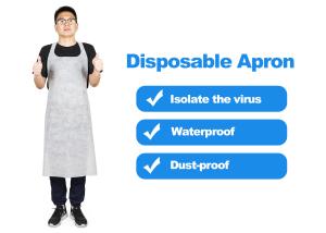 China Dustproof Disposable PP Non Woven Gowns , Waterproof Protective Aprons on sale