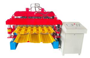 China 380VAC Double Layer Roll Forming Machine 0.3-0.8mm Roofing Sheet Making Machine on sale