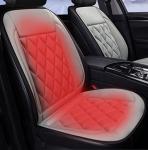 Leather Heated Car Seat Cushion USB Charging Graphene Fast Heating