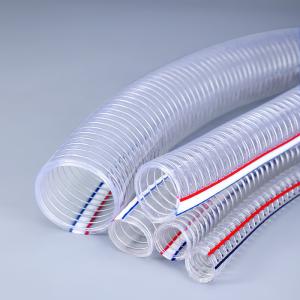 Wholesale Water Suction PVC Steel Wire Reinforced Hose with Various Specifications Length 100m from china suppliers