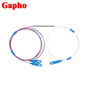 Wholesale 1X2 Singlemode / Multimode FBT Fiber Coupler Splitter FC / APC 1310 1550nm from china suppliers