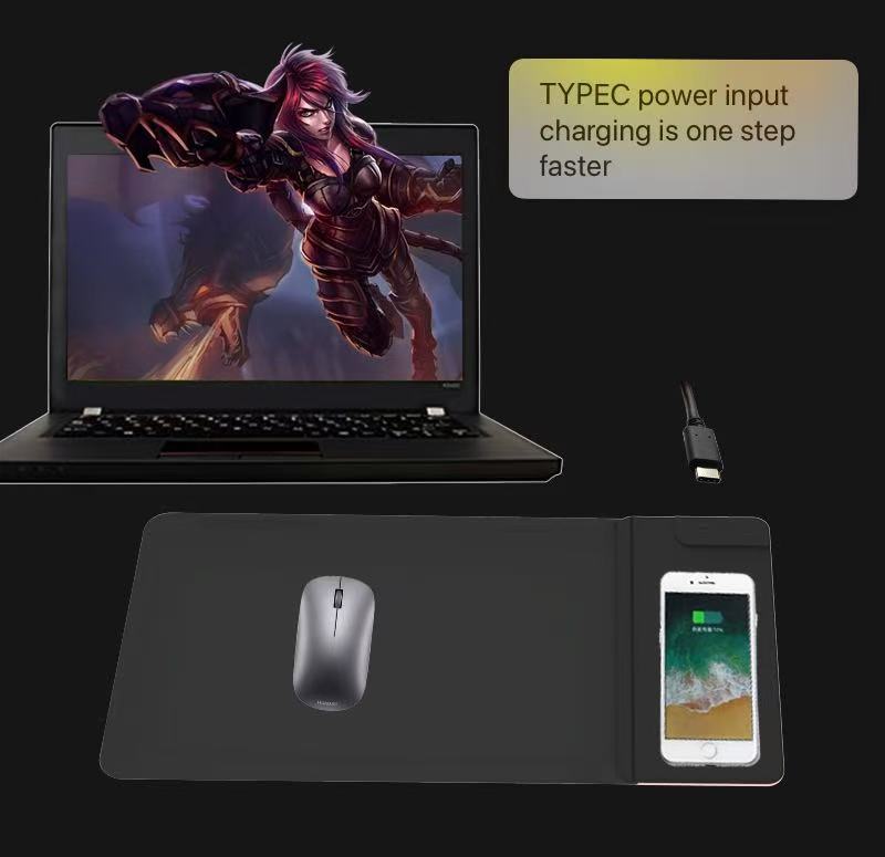 Smart Watch Compatible 2-in-1 Wireless Charger with Multi-Functional Folding Design