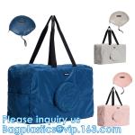 Sports Duffel Bag, Foldable Storage Bag, Toiletry Makeup, Travel Shoulder Bag