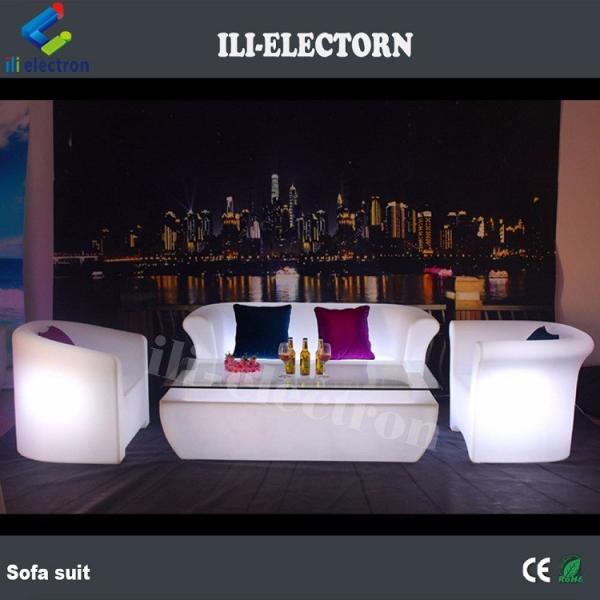 Rechargeable plastic lighting sofa