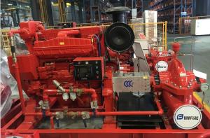 Wholesale Customized Diesel Fire Sprinkler Pumps / Red High Pressure Fire Fighting Pumps from china suppliers