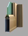 6000 Series Aluminum Alloy Door Casement Door Aluminium Frame Profile
