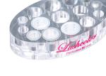 Acrylic Oval Ink Cup Holder Permanent Makeup Tattoo Accessories Acrylic Material