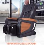 4d Manipulator Vending Massage Chairs EMS Bluetooth Hifi Black Massage Recliner