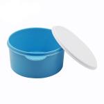 Round Plastic Sublimation Lunch Box Blank Safe Food Storage Box Food Container