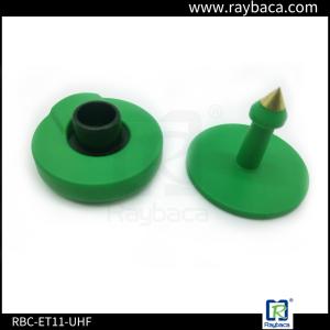 Wholesale Green Color Hog Ear Tags / 30mm Diameter LF Livestock Tracking Tags ISO11784/5 from china suppliers