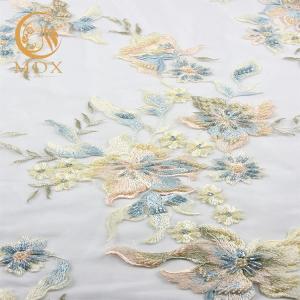 Wholesale Handmade Bridal 3D Embroidery Lace Fabric Beaded 135cm Width By The Yard from china suppliers