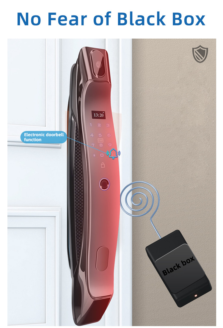 Wireless Smart Camera Door Lock Tuya Deadbolt Lock With Camera