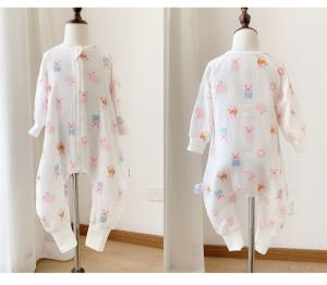 Wholesale Fashionable Soft Muslin Baby Pajamas Romper Bodysuit 100% Cotton For Toddler from china suppliers
