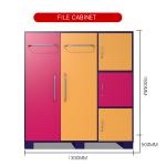 ISO14001 ODM Bedroom Wardrobe Furniture , Home Storage Cabinet With Doors