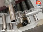 Extruded Fin Tube With Base Tube ASME SB163 NO4400 And Aluminum Fin
