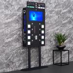 Pad Lock Kiosk Machine For Cell Phones , Stable Wall Mounted Phone Charging